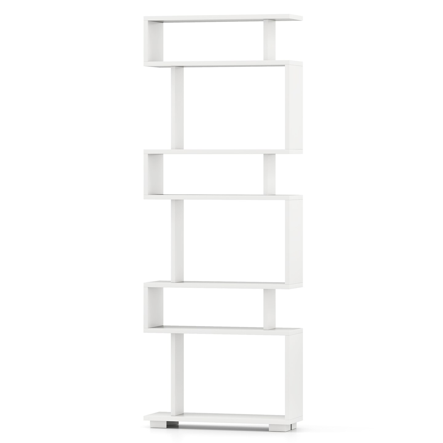 6-Tier Bookcase with Anti-Tipping Kit