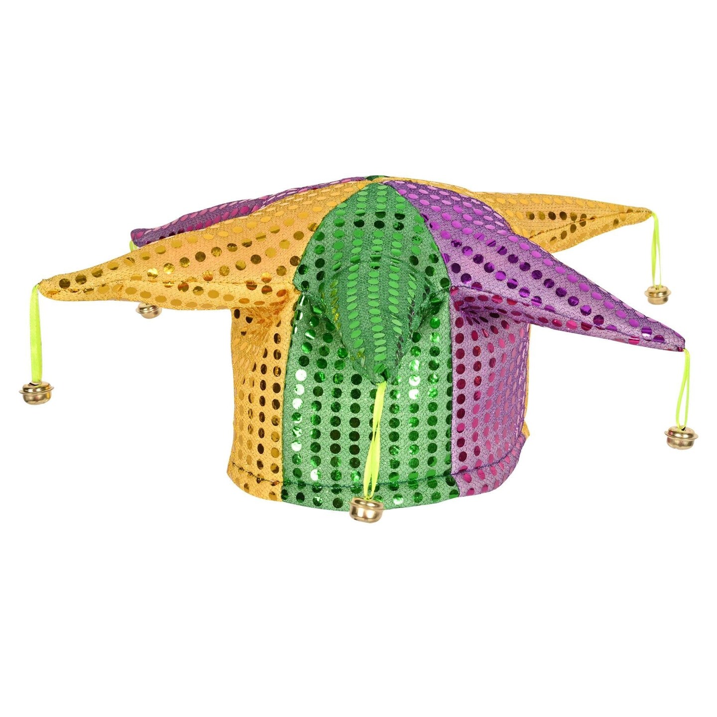 12 Pack Beistle Mardi Gras Glitz &#x27;N Gleam Jester Hat