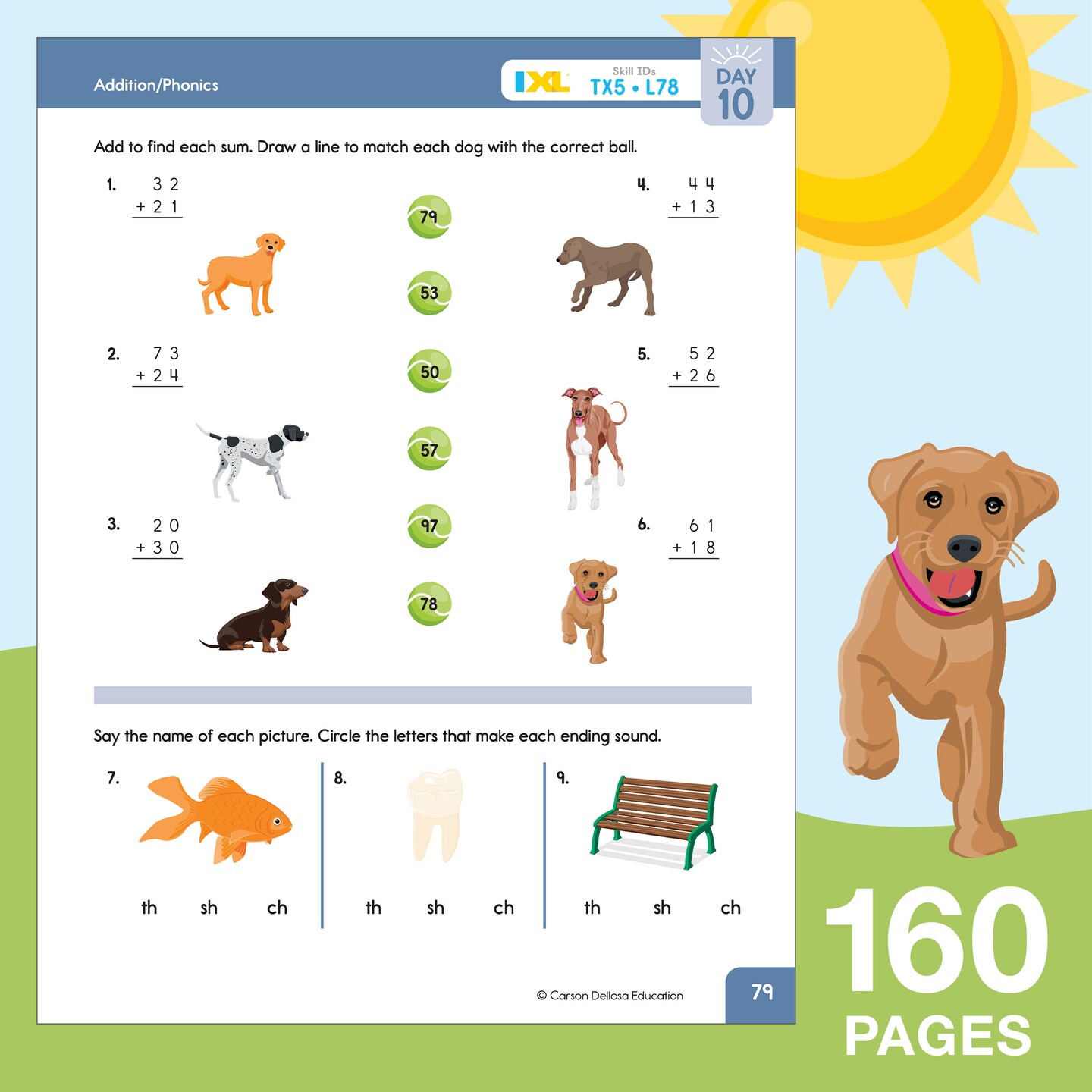 Summer Bridge Activities 1st to 2nd Grade Workbook, Activity Book With Math, Language Arts, Reading Comprehension, Science, Social Studies, Writing, Fitness, Flash Cards, Stickers and More