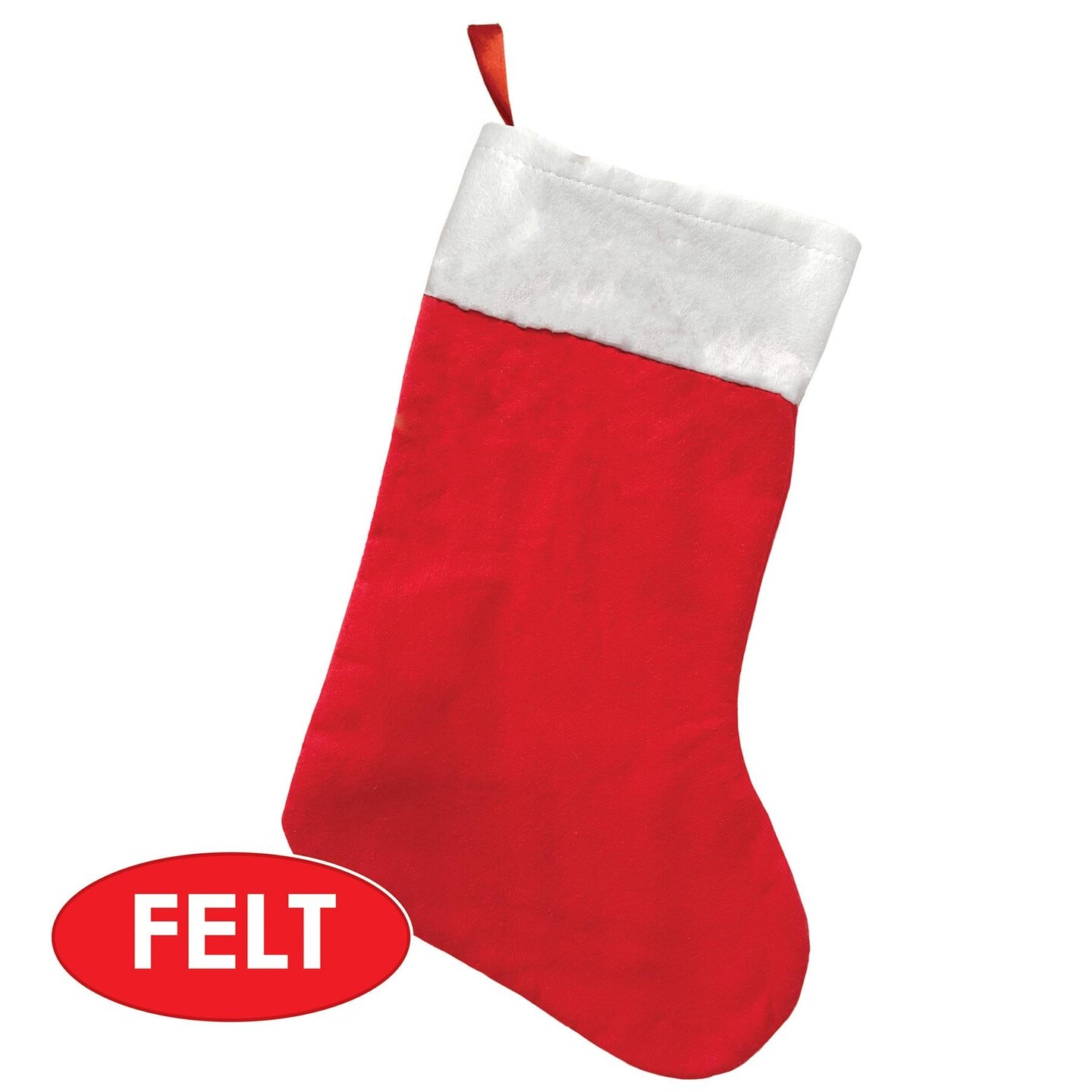 12 Pack Beistle Felt Christmas Stocking