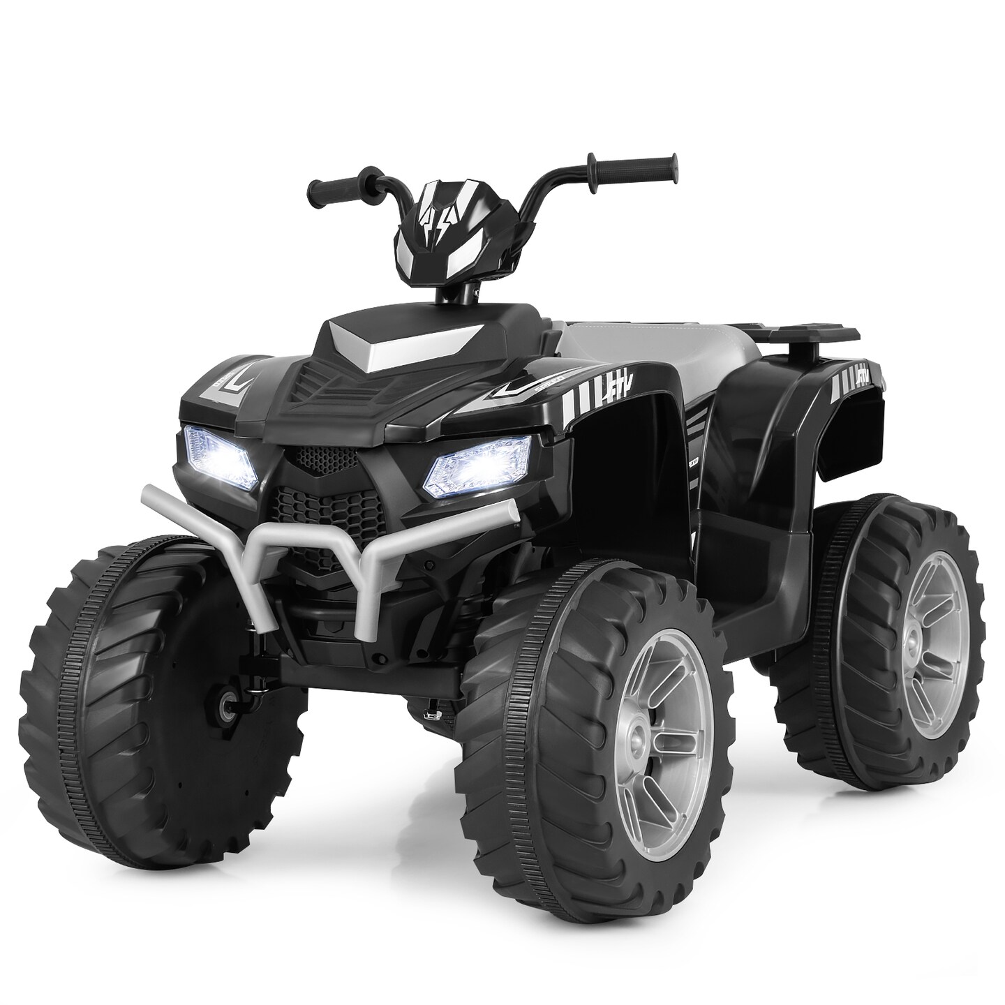 Red 24V Electric Ride-On ATV for Kids with Wireless Connection, 3-8 Years Old