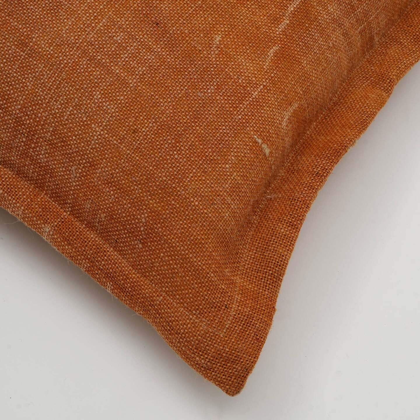 Throw Pillow | Double-Sided Stripe Pattern Jute Pillow – Rustic Decorative Cushion for Eco-Friendly Home Décor | 20"x20"