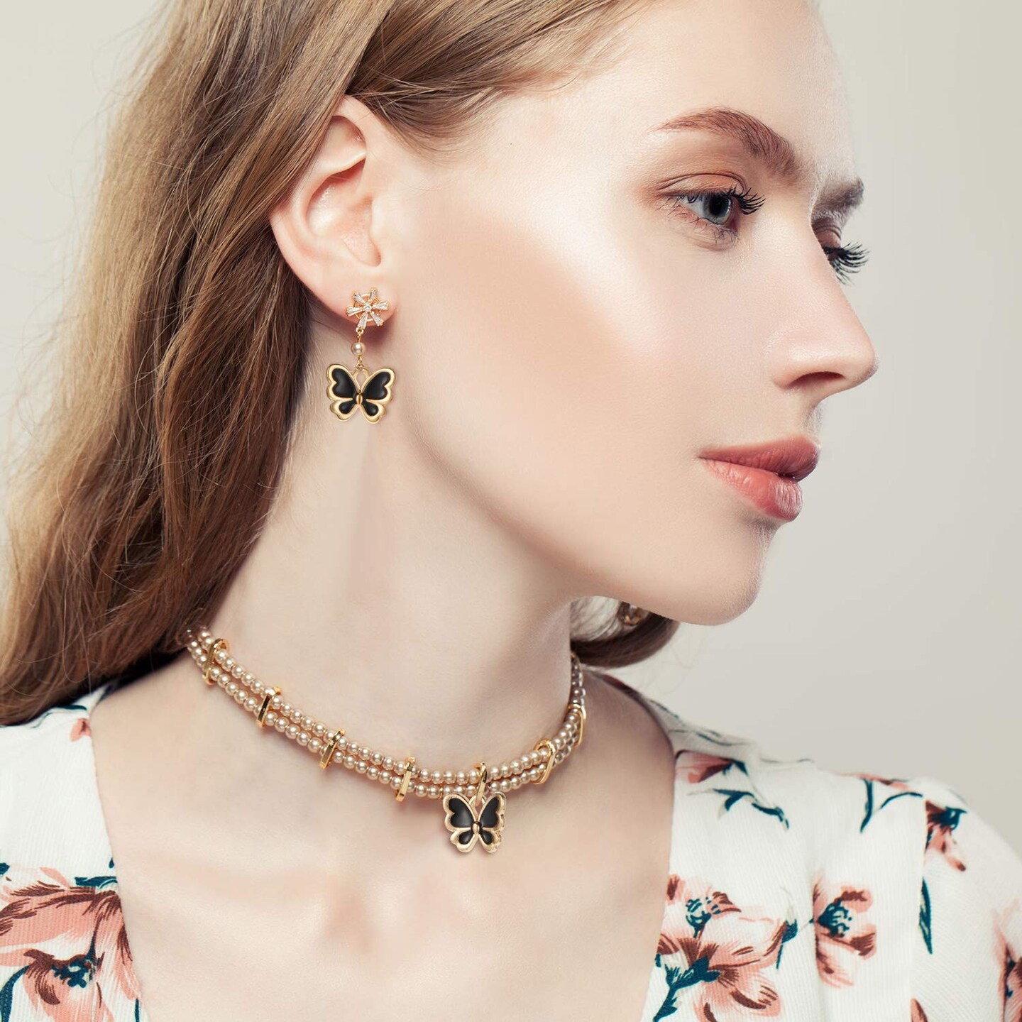 100 Pieces Colorful Butterfly Charms for Jewelry Making Alloy Pendant Jewelry Butterfly Charm for Necklaces Bracelets Earrings DIY Supplies