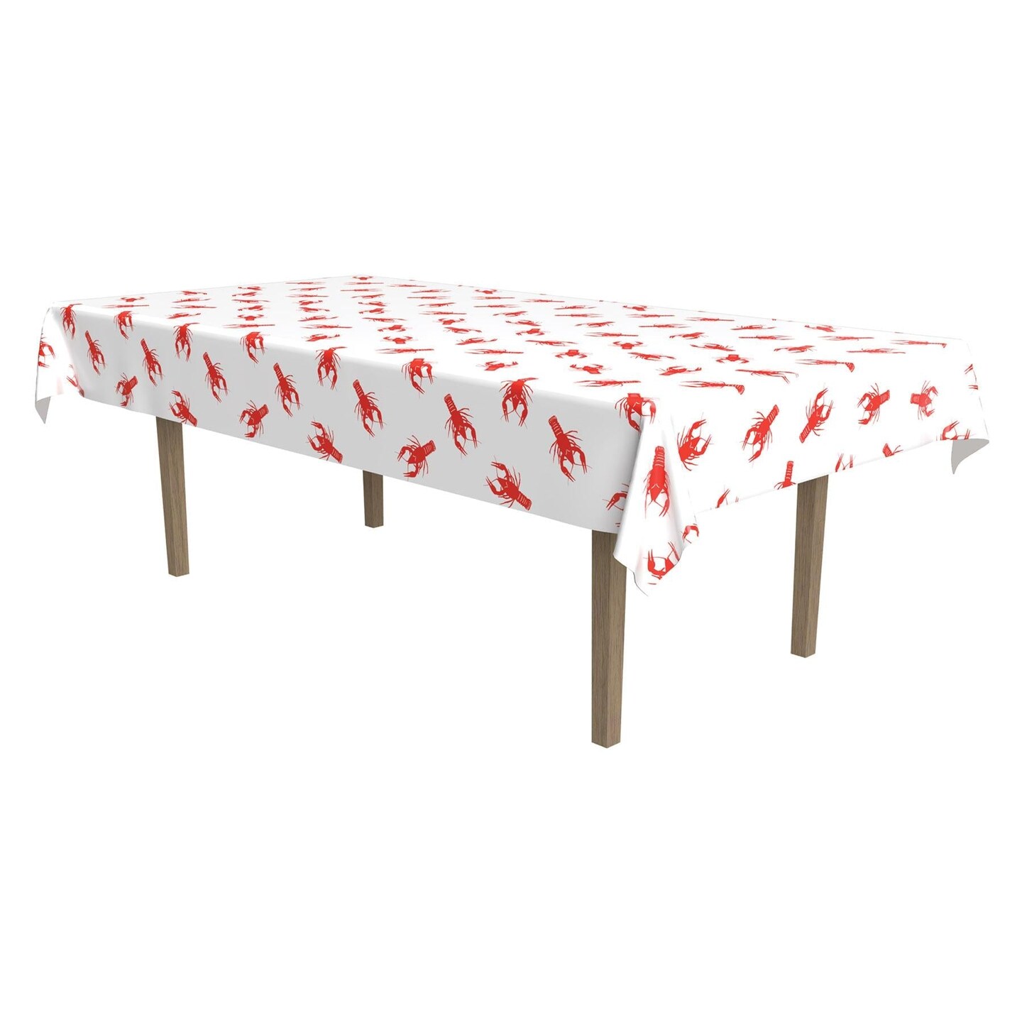 12 Pack Beistle Mardi Gras Crawfish Tablecover