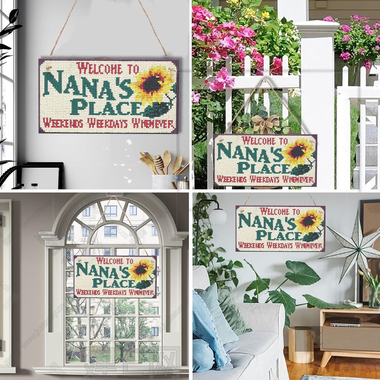 No Need Frame Hanging 5D Diamond Art Painting Kits for Adult Beginners with Tools