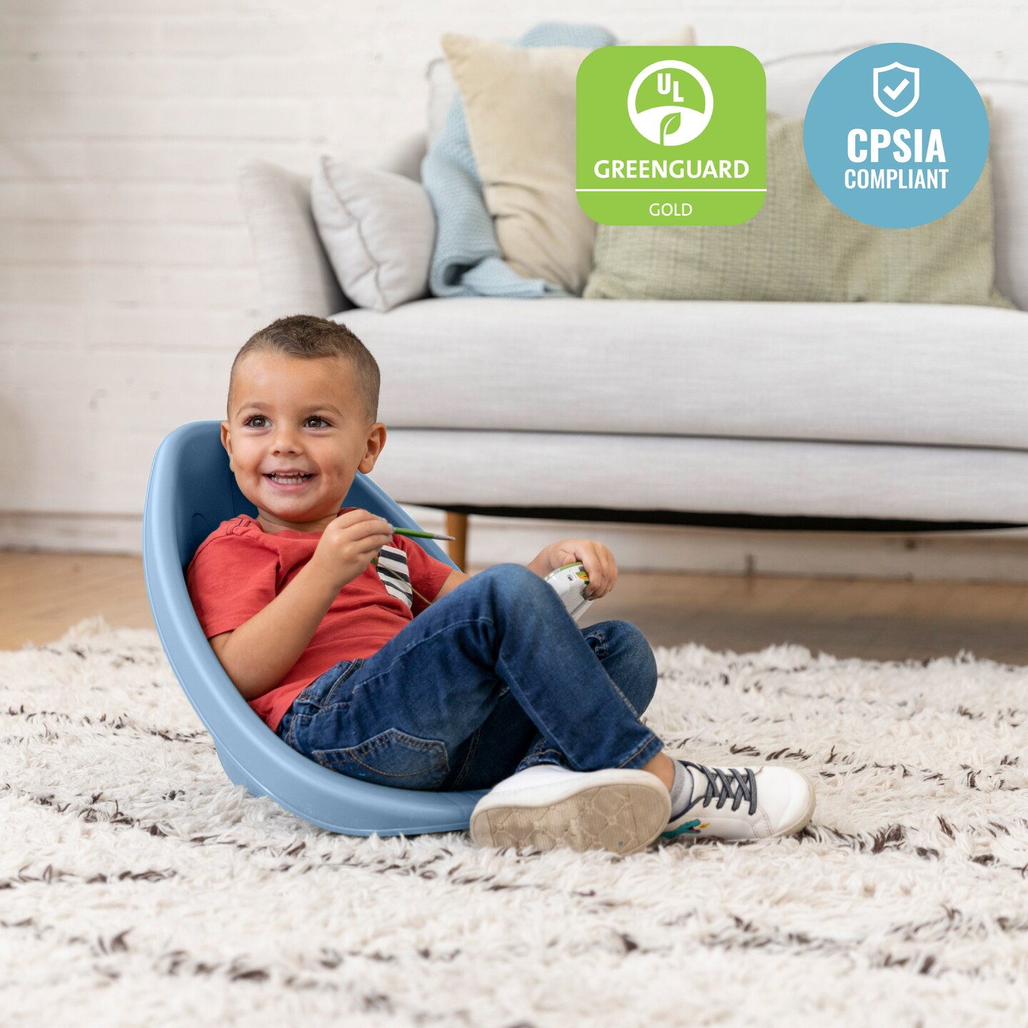 Leaf Floor Seat, Rocker Chair, 6-Piece
