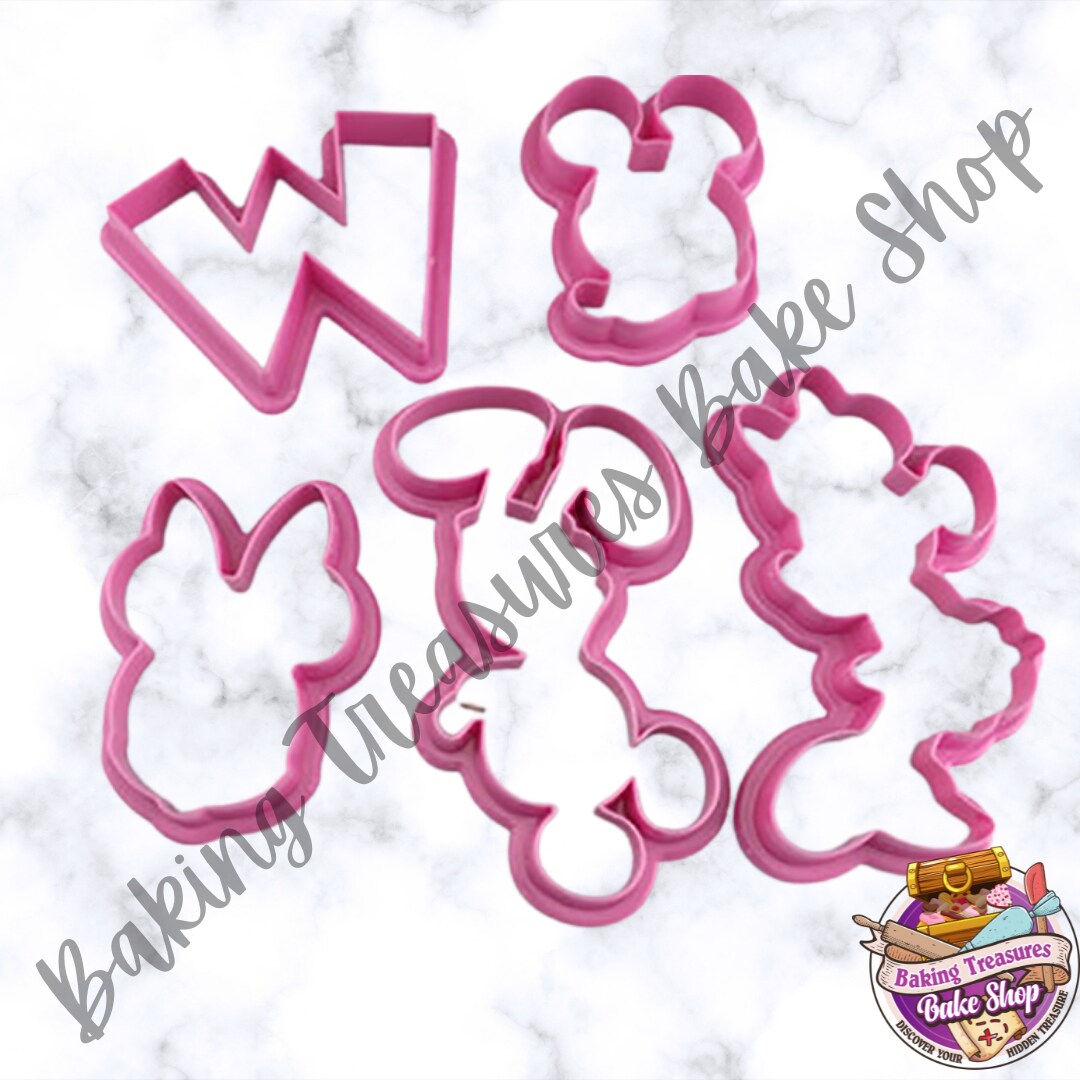 Mickey &#x26; Minnie Mouse Cutters 5pc