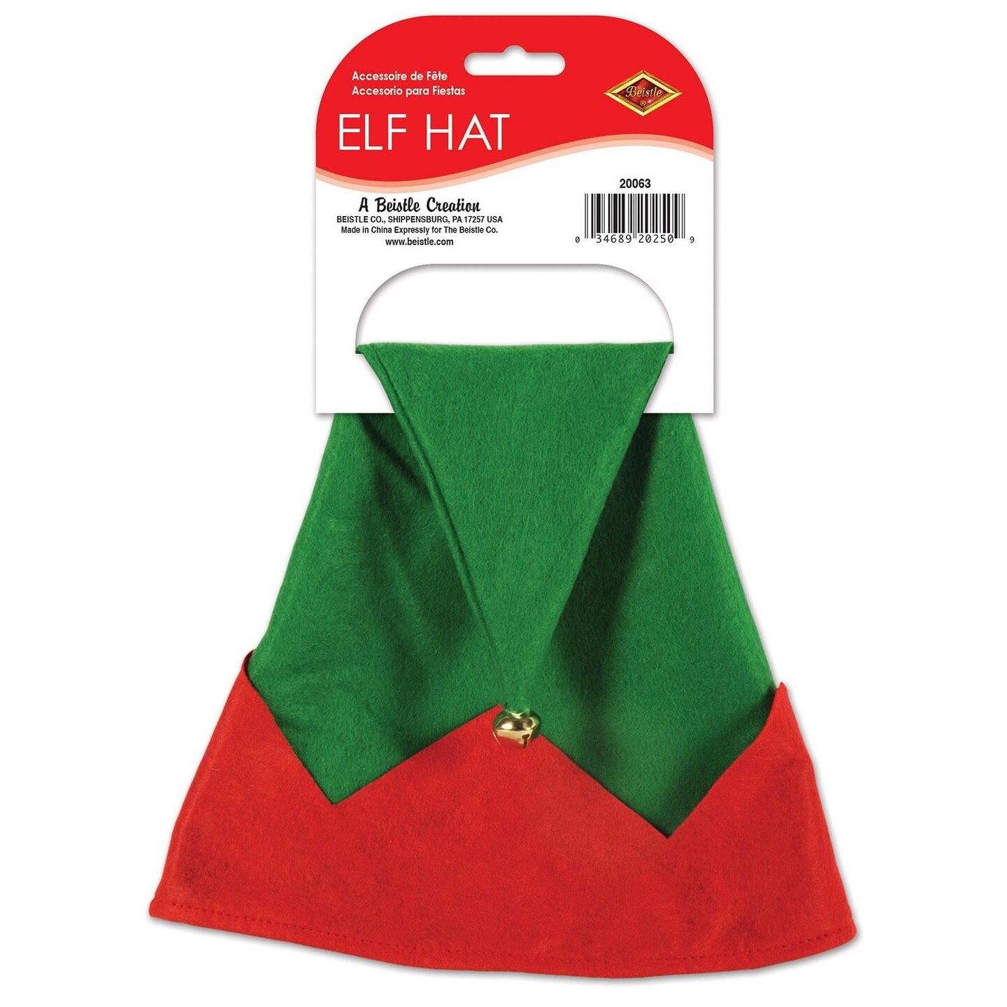 12 Pack Beistle Christmas Felt Elf Hat
