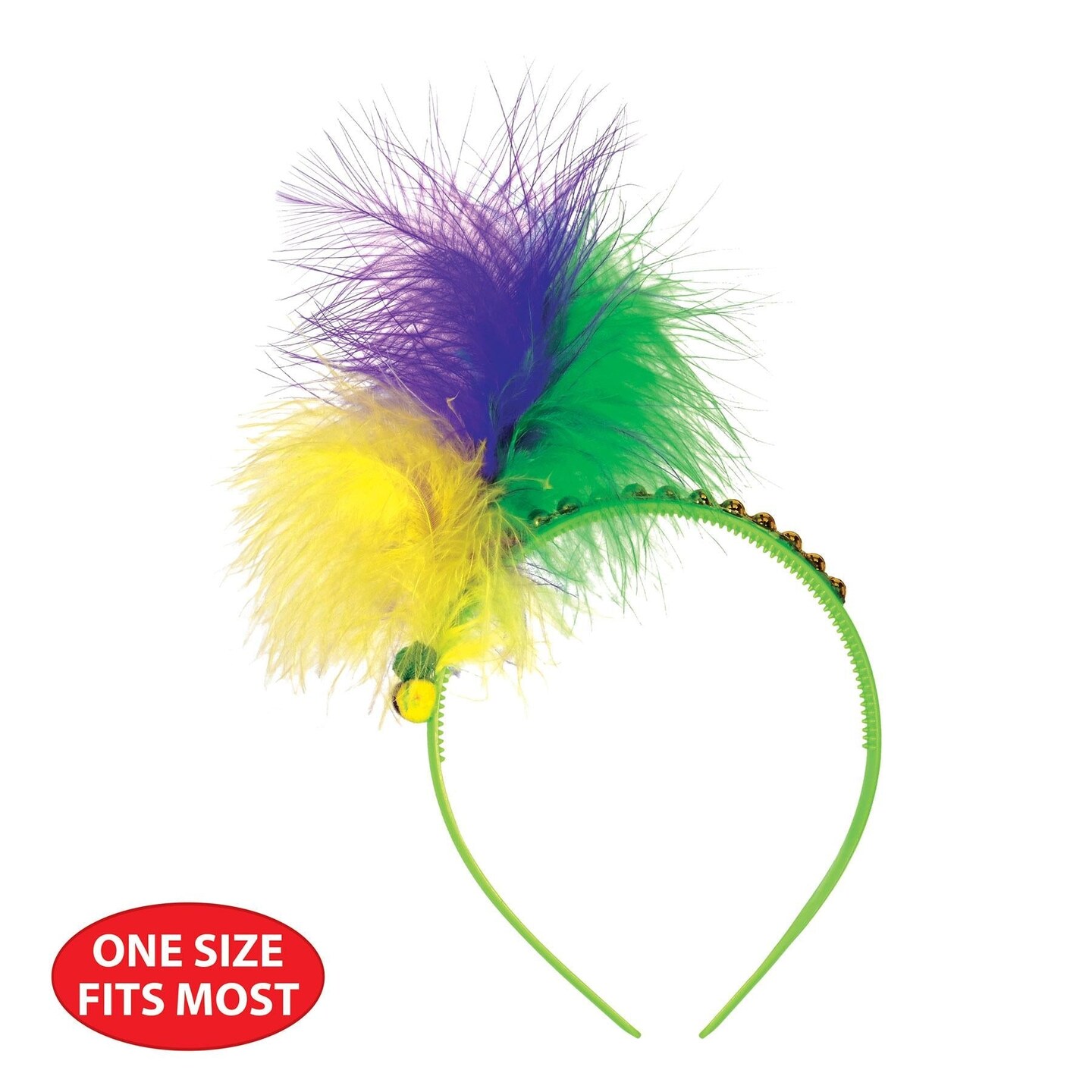 12 Pack Beistle Mardi Gras Headband