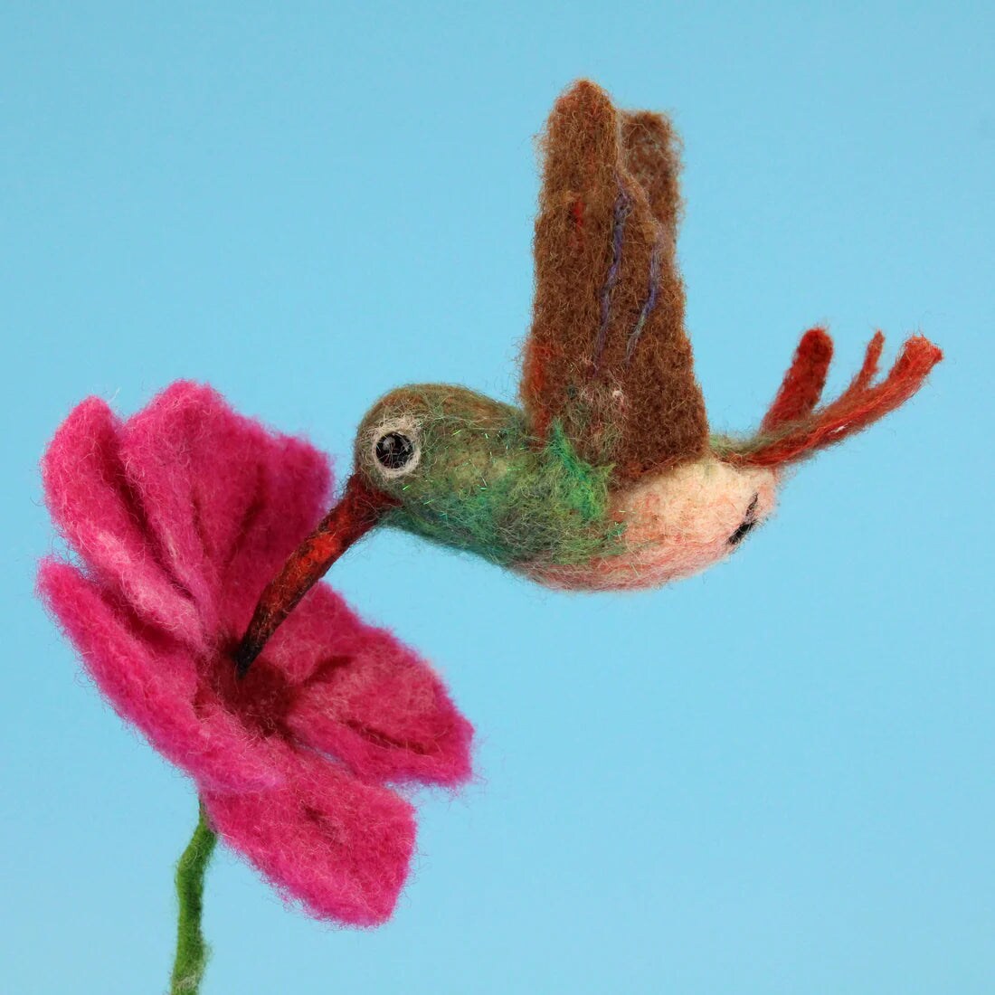 Felting Kit -  Hummingbird Needle Felting Kit