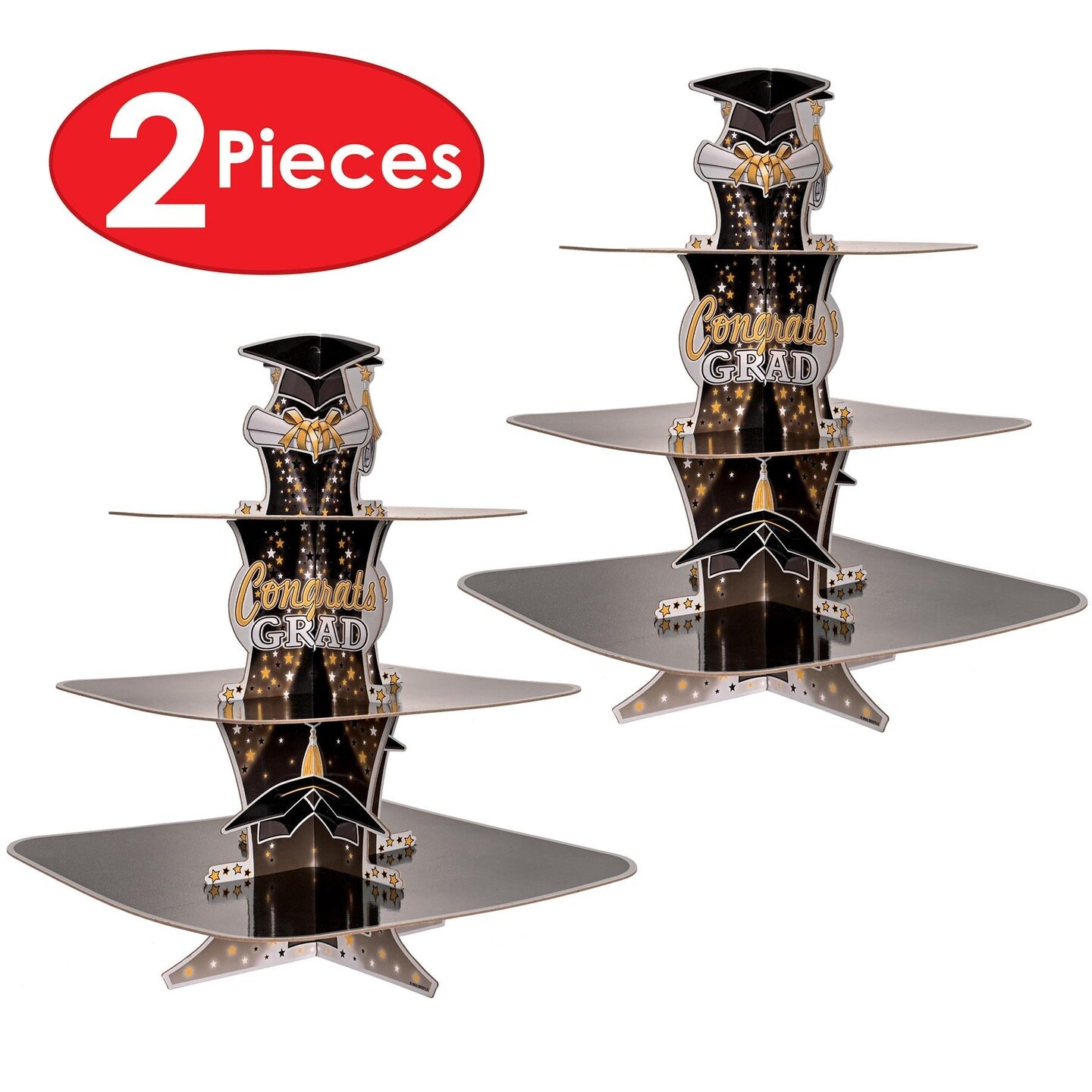 12 Pack Beistle Graduation Party Cupcake Stand