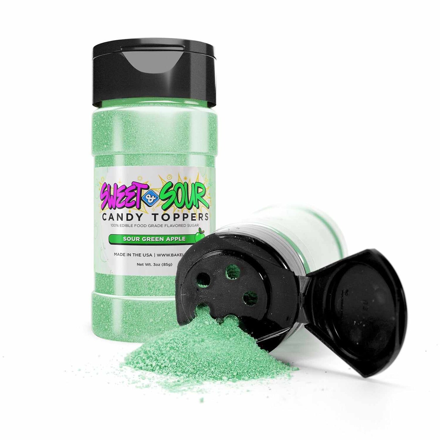 Sour Green Apple | Sweet &#x26; Sour Candy Toppers