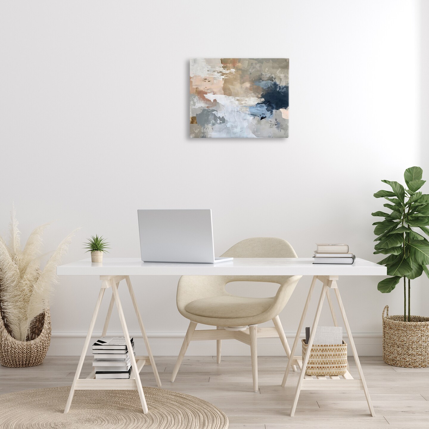 Stupell Industries Abstract Earthy Brushstrokes Canvas By LSR Creative Studio