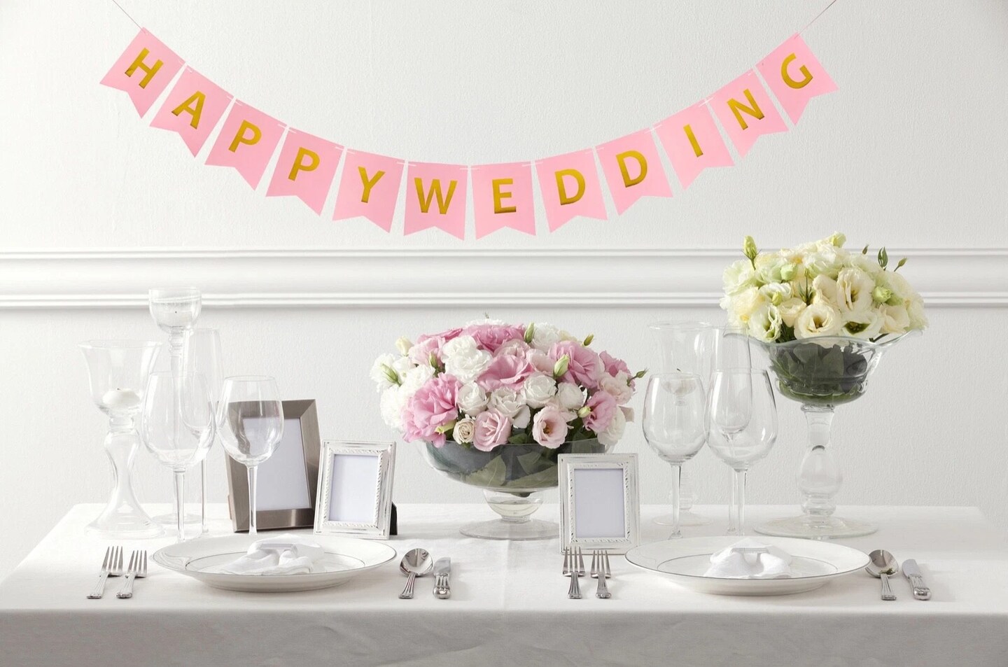 Wedding Banner Garland Party Decoration &#x26; Photo Booth Prop