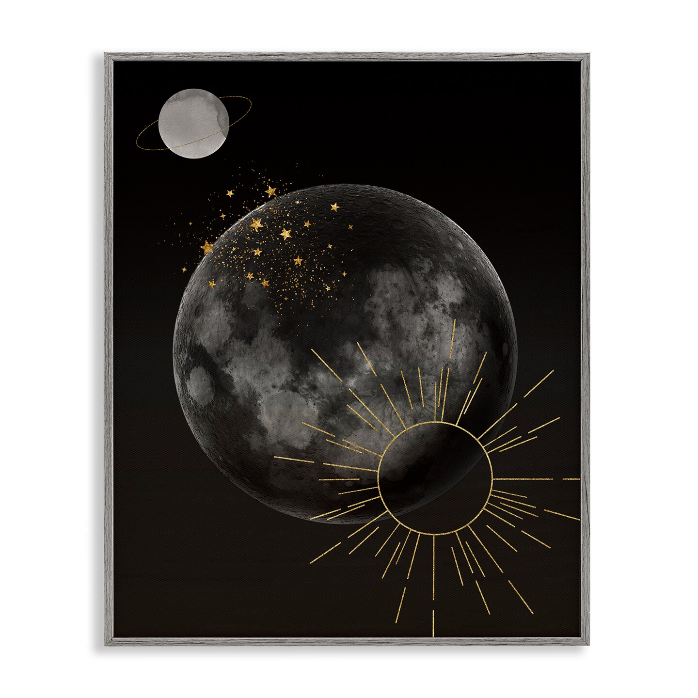 Stupell Industries Minimal Planetary Galaxy Framed Giclee By Daniela Santiago
