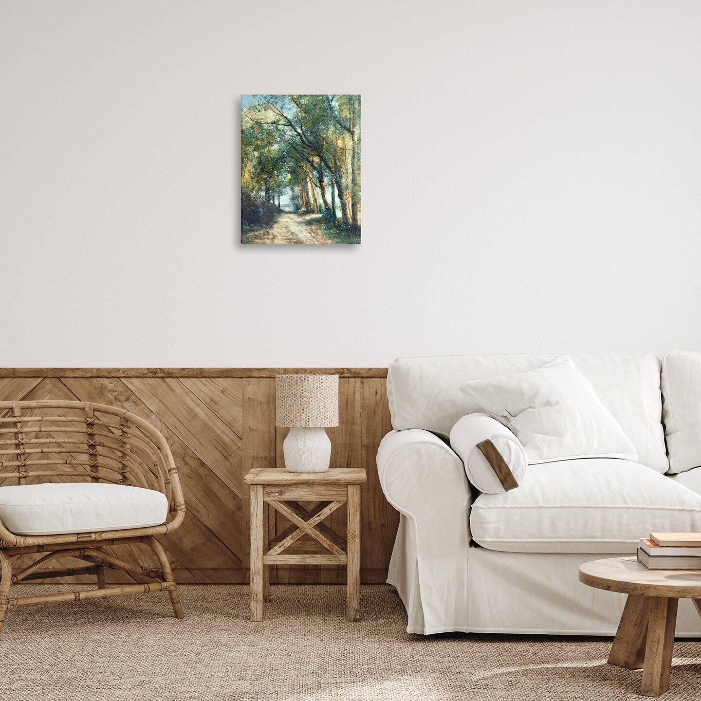 Stupell Industries Forest Path Under Tree Canopy Canvas By Corot