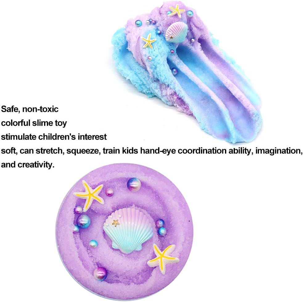 Colorful Fluffy Cloud Slime (Purple)