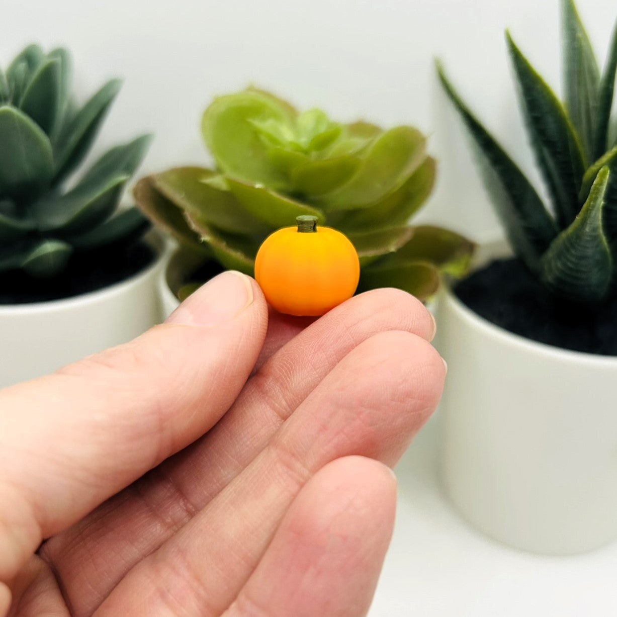 3D Pumpkin Halloween Charms, 14x16mm