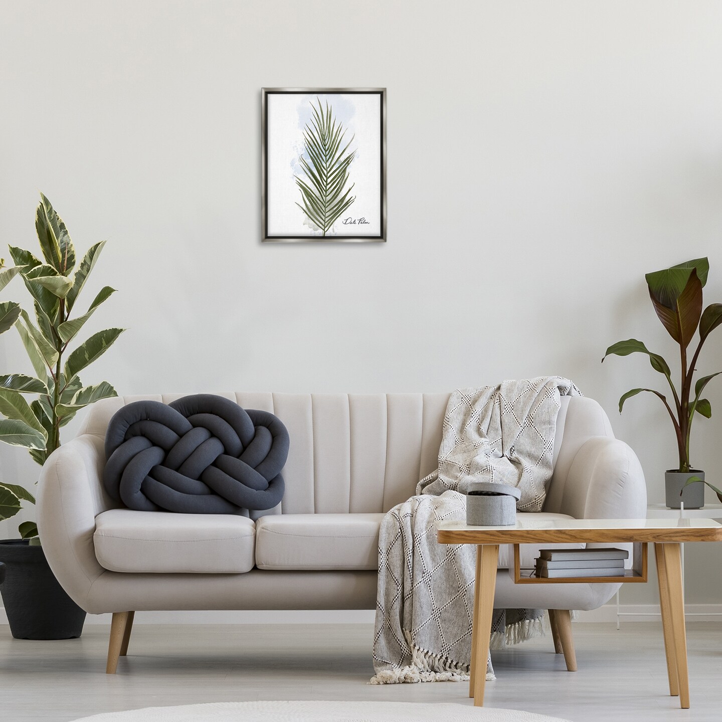 Stupell Industries Modern Date Palm Leaf Floating Frame By Matthew Piotrowicz