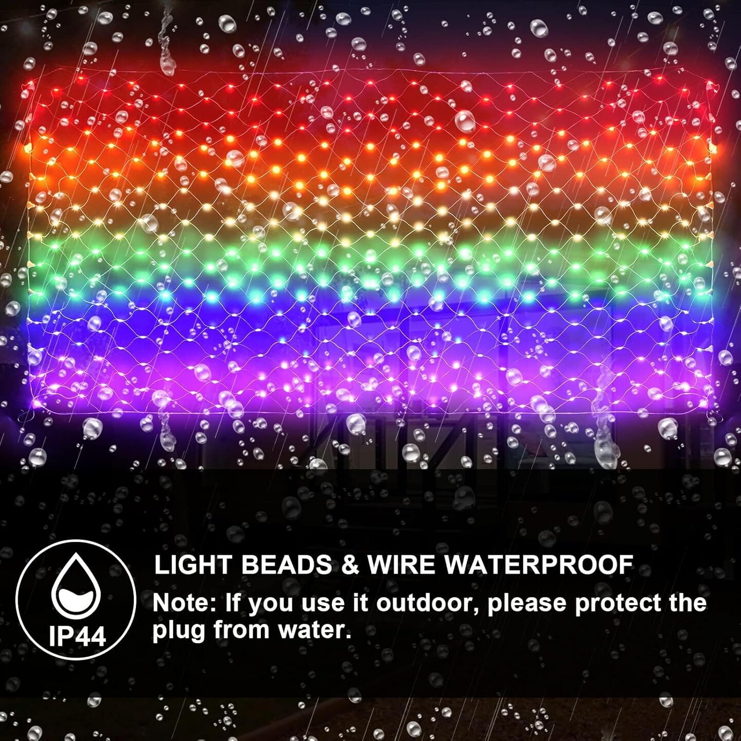 8 Modes LGBTQ Pride Flag with 384 Super Bright LED (Rainbow Flag)