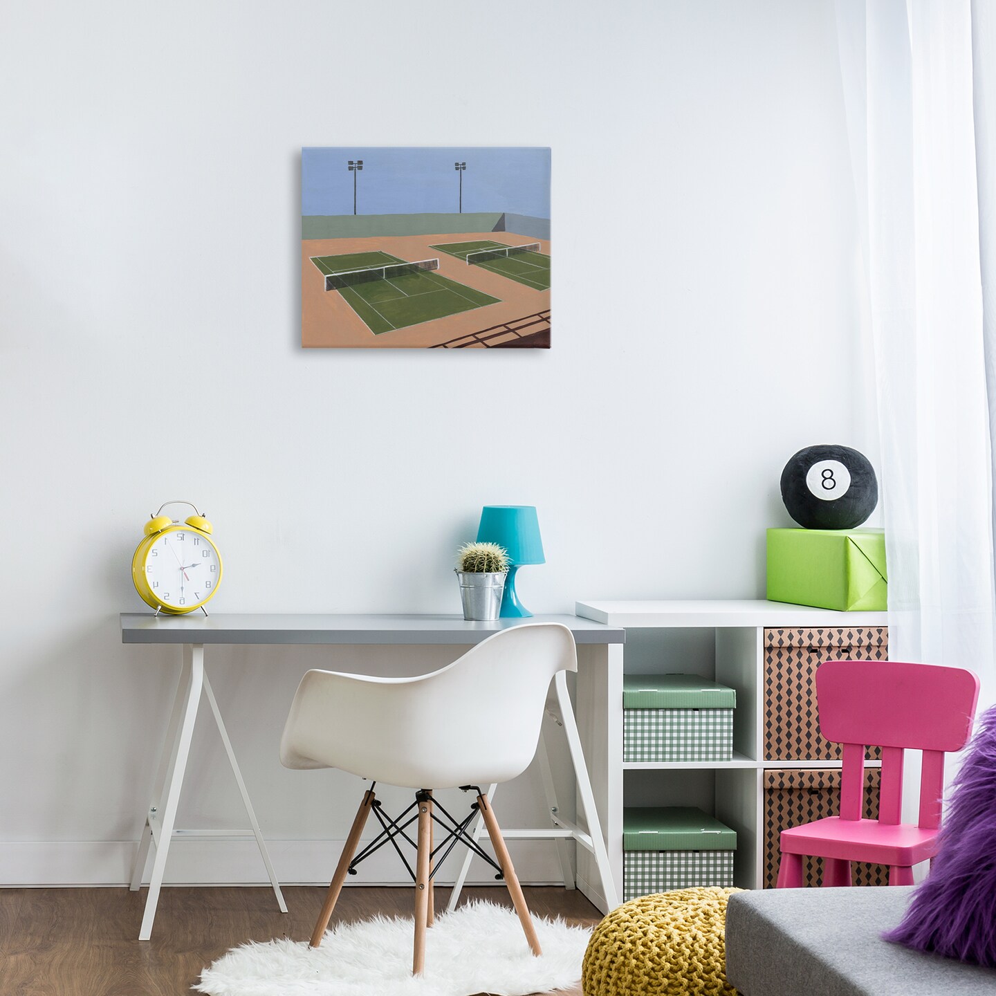 Stupell Industries Tennis Court Landscape Canvas By Michael Willett