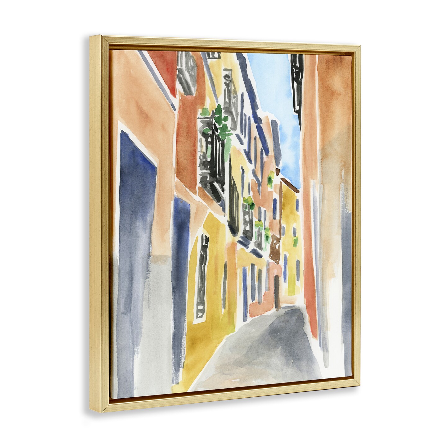Stupell Industries Madrid City Architecture Floating Frame By June Erica Vess