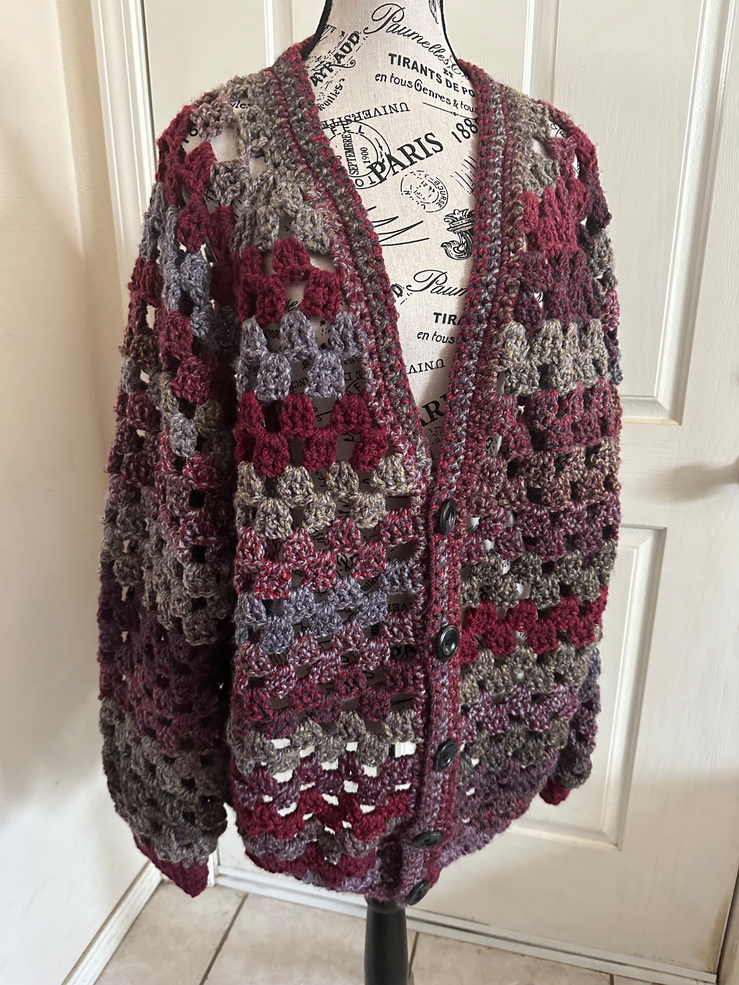 NEW! Chunky granny sweater - ready to ship! | MakerPlace by