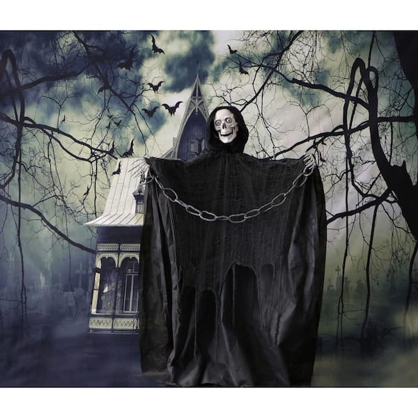 Halloween 63&#x22; Talking Skeleton Reaper