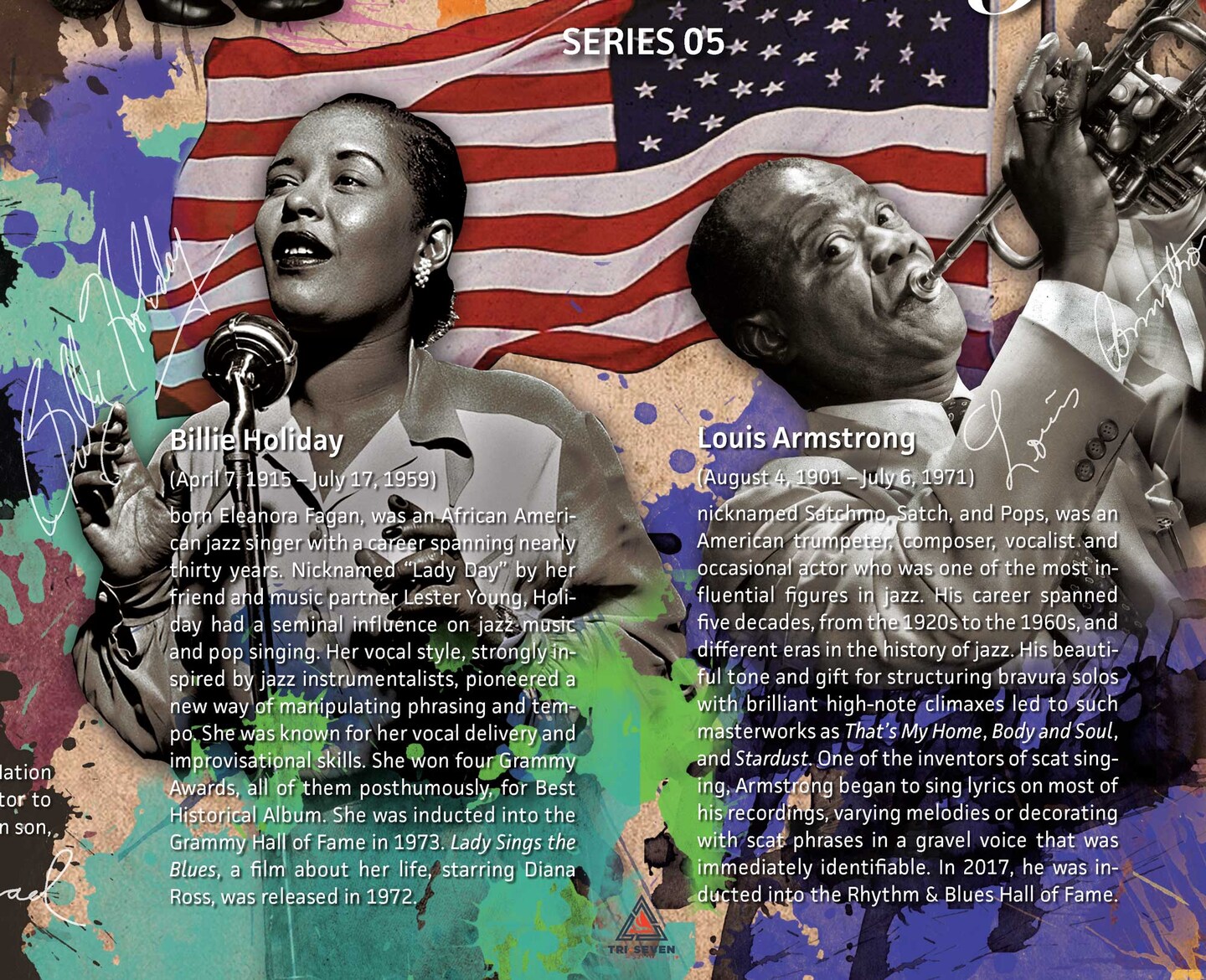 Famous Black History People Poster Series 05 24"x18", Unframed
