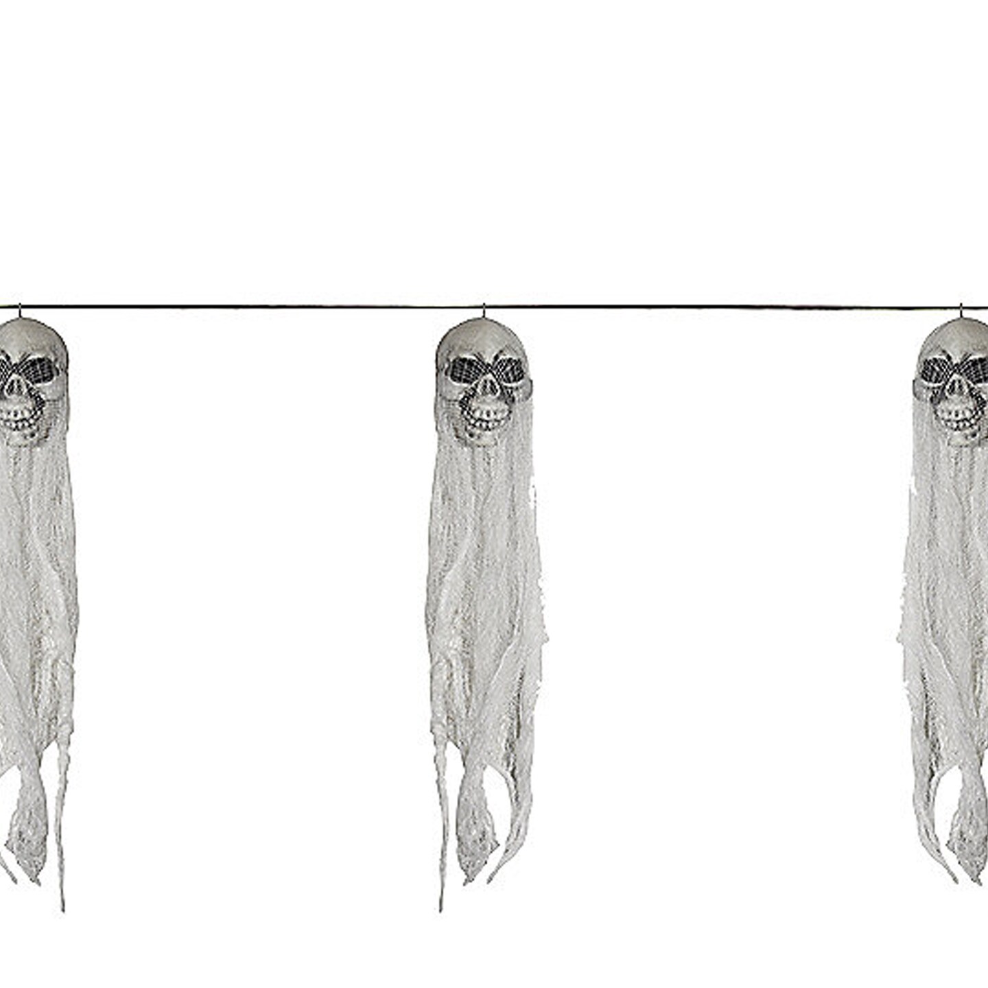 Skull Ghost Garland 60 Inches