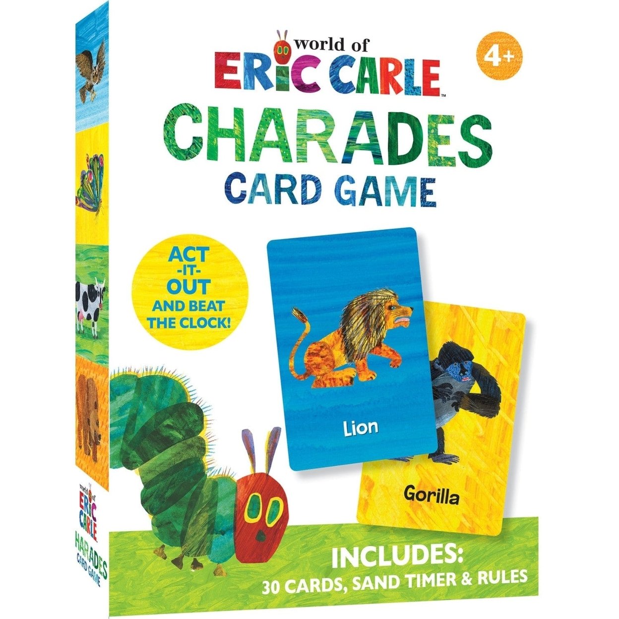 Eric Carle Charades Game Travel Card Game 29 Cards Ages 4+ Masterpieces