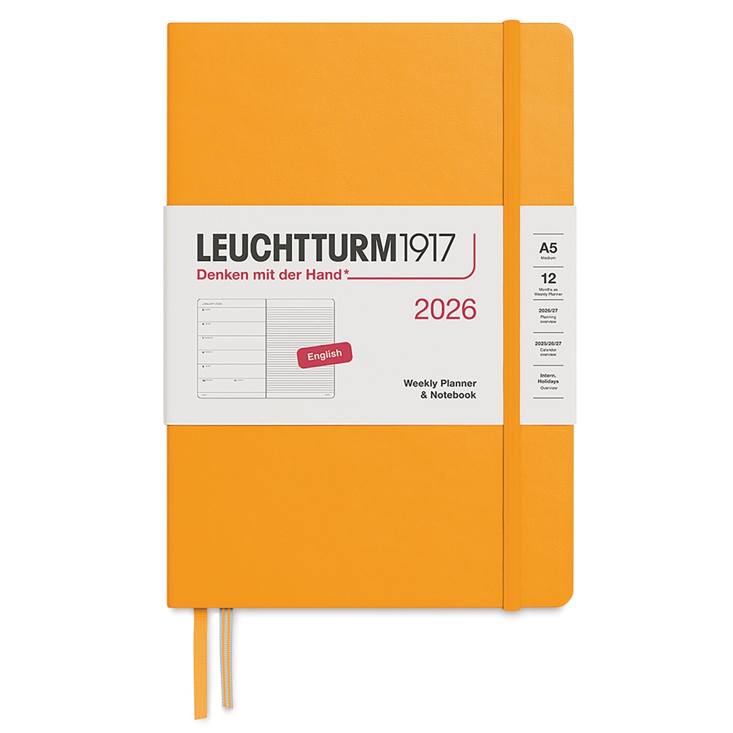 Leuchtturm1917 2026 12-Month Weekly Planner & Notebook - Rising Sun