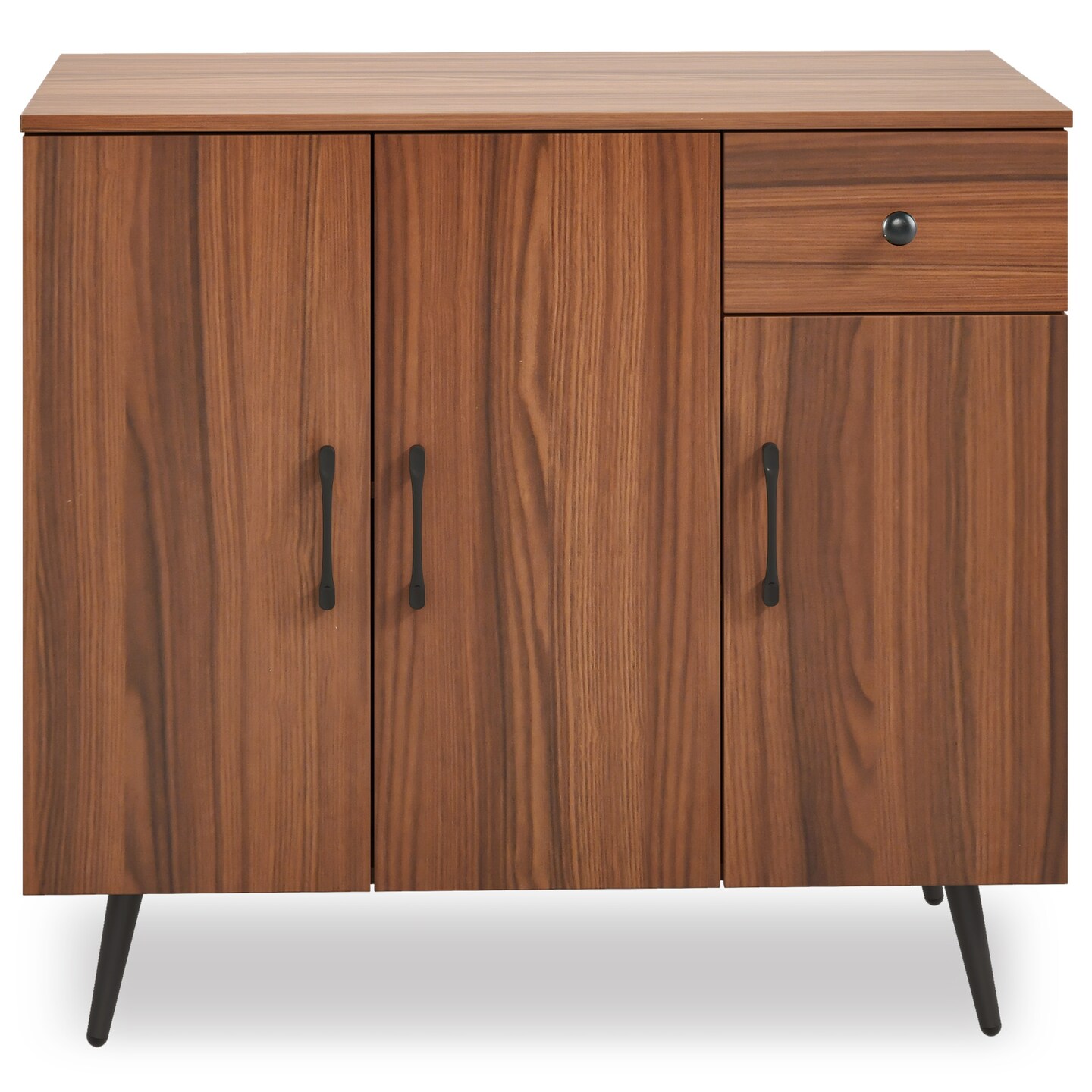 Storage Sideboard Cabinet, 3 Doors with Drawer & Adjustable Shelves