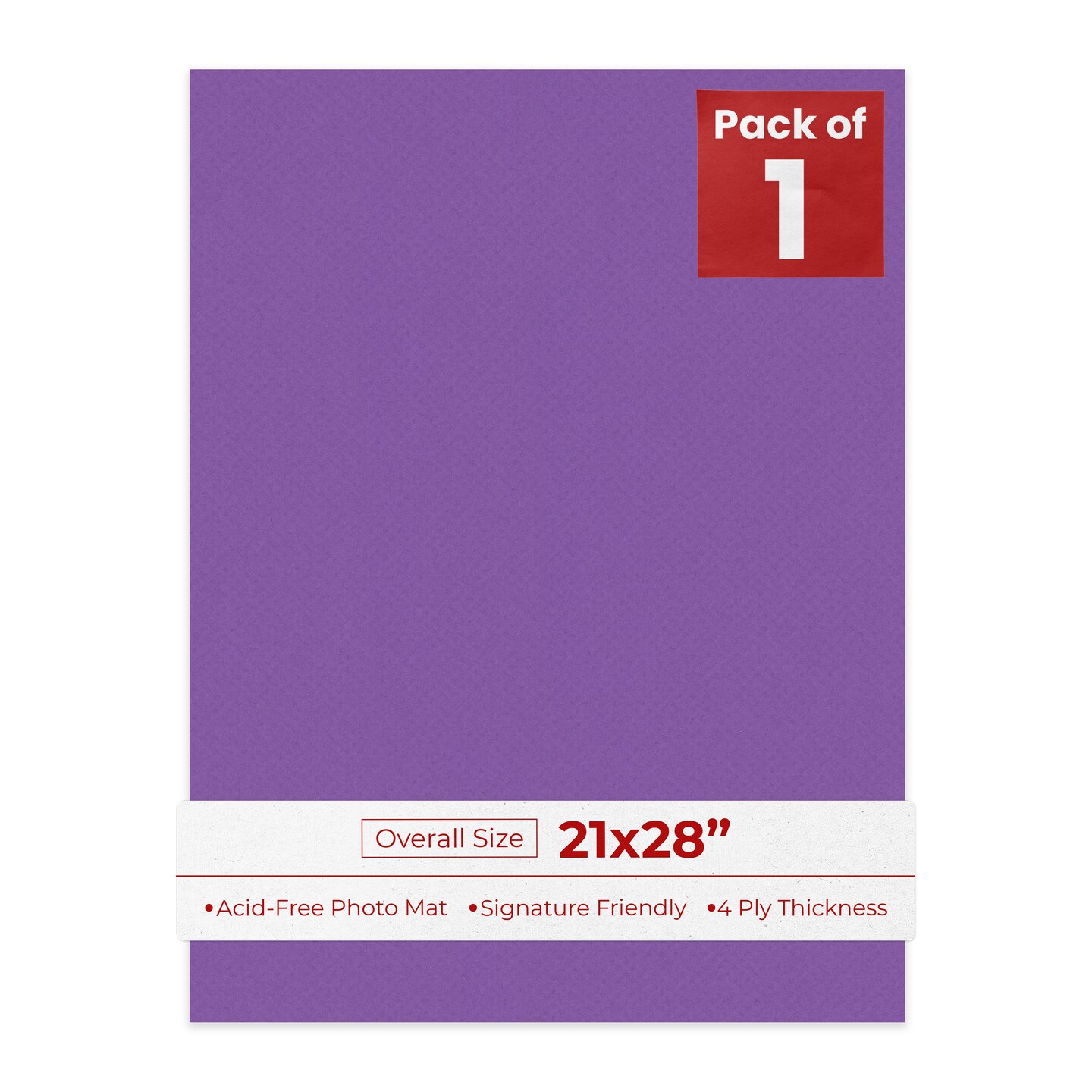 21x28 Purple Iris 21x28 Uncut Mat Board - Blank Sheets, No Opening, Color ...