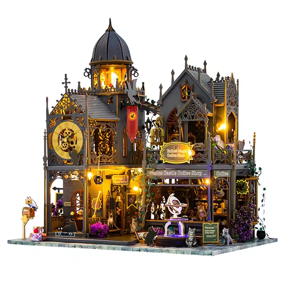 Magic Castle Dollhouse Kit - Miniature Wizardi Roombox Kit | Michaels