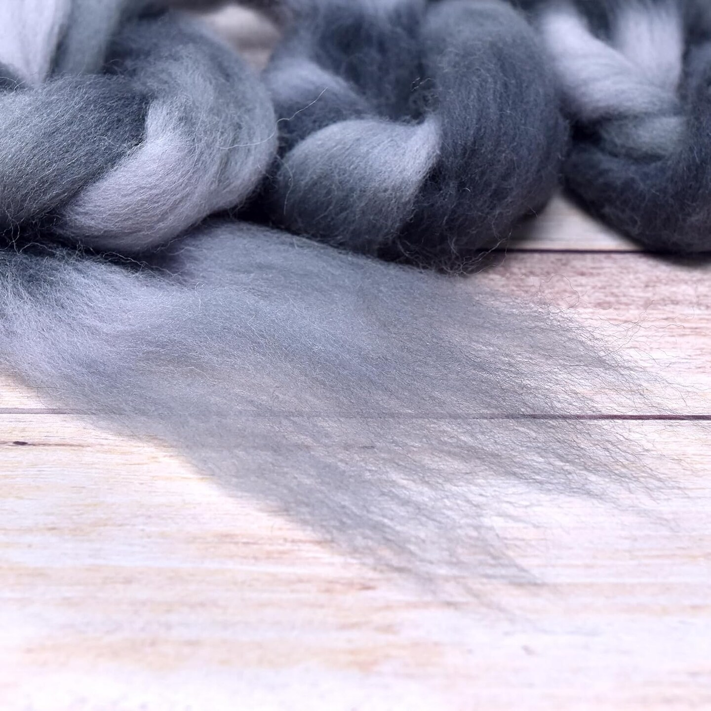 Learn to Spin Yarn - Beginner's Spinning Kit Includes Drop Spindle, Space Dyed Wool Roving and Printed Instructions with Video