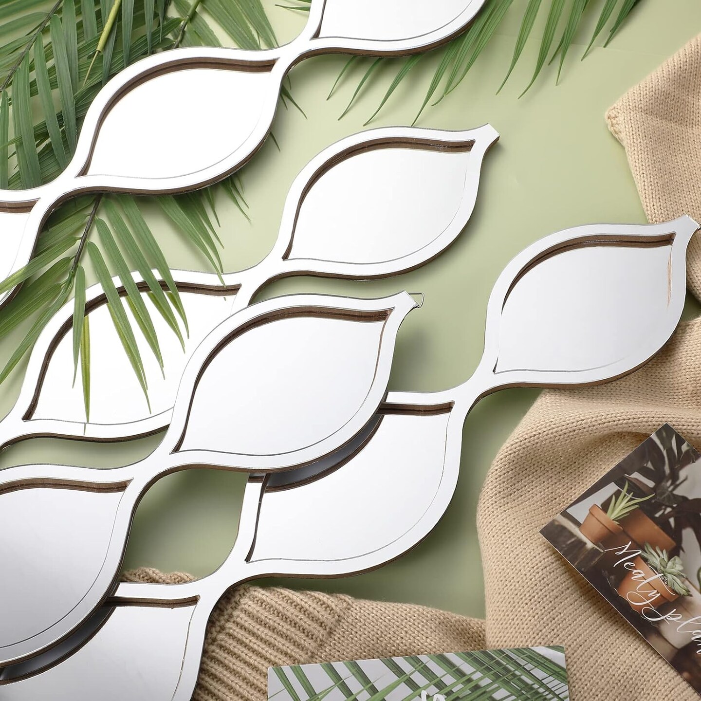 Teardrop Mirror Wall Art Decorative Mirror Wall
