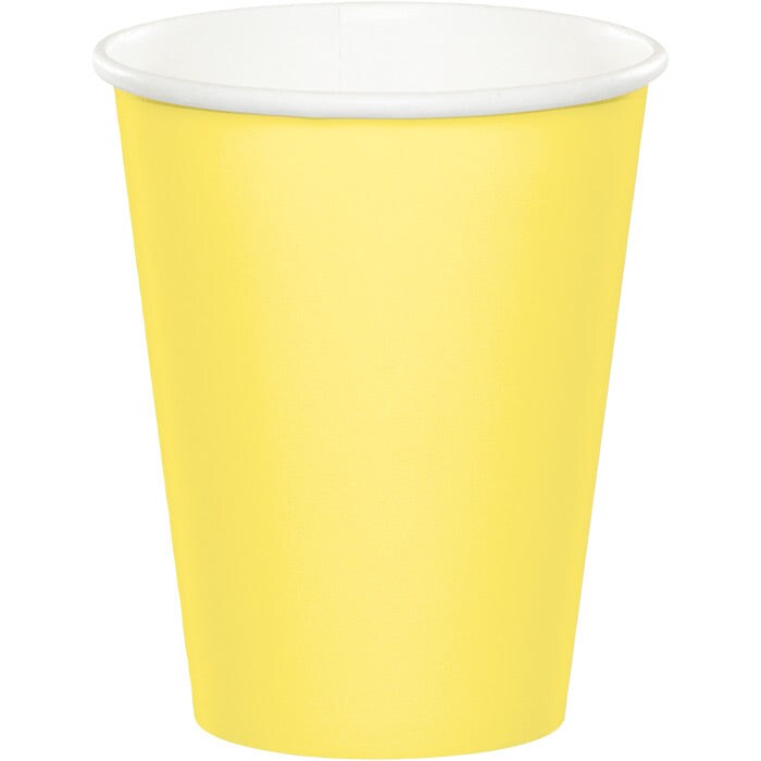 Bulk Pack of 48 Mimosa Hot/Cold Paper Cups 9 Oz