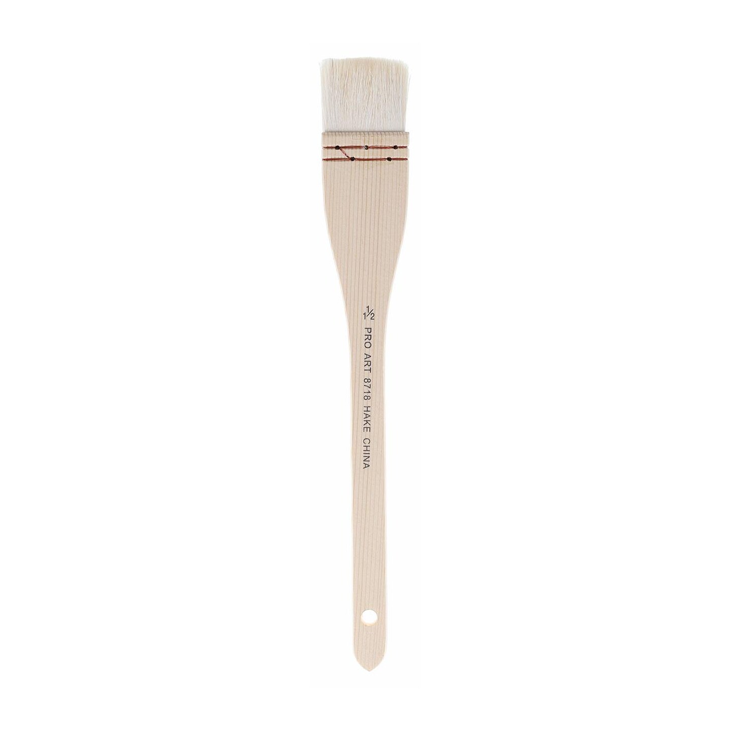 Pro Art Brush Hake 1.5"x1", Hake Brush, Pottery Glaze Brushes, Japanese Paint Brushes, Glaze Brushes for Pottery, Brush for Watercolor, Pottery Surikomi