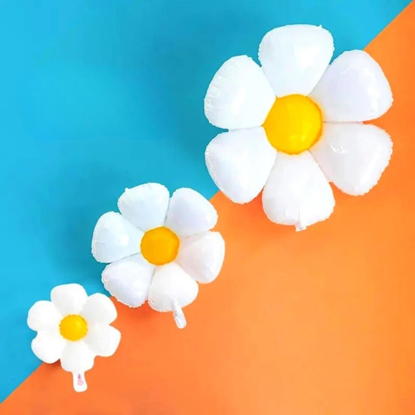 Daisy Foil Balloon Pack - 3pcs