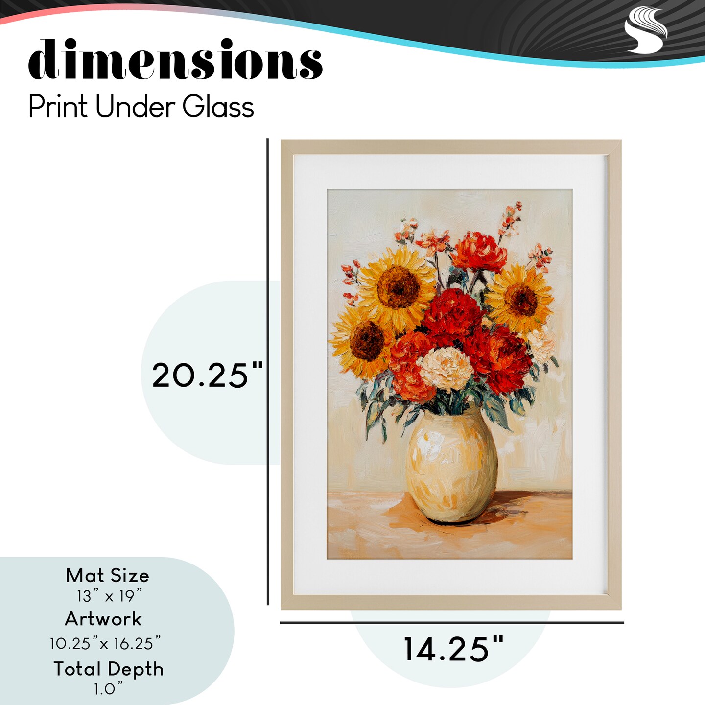 Stupell Industries Charming Bouquet of Fall Framed Print Under Glass, design by Petal Prints Design