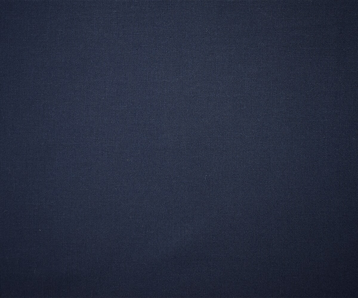 Navy Blue Cotton Solid Quality Quilting Woven Fabric By the Yard