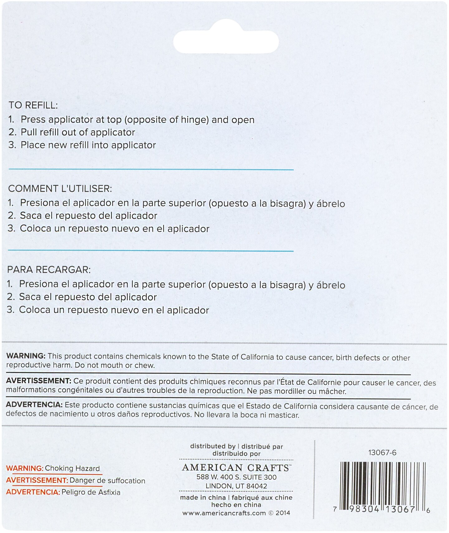 Sticky Thumb Permanent Adhesive Runner Refills 2/Pkg-.3"X8yd Each, For Use In RUN000