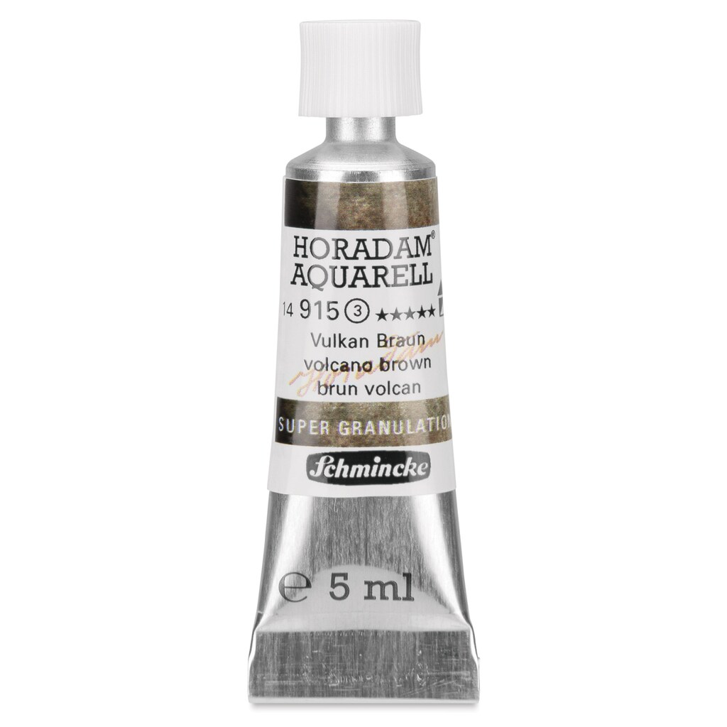 Schmincke HORADAM AQUARELL - 658 Iron Oxide Brown - Godet 1/2 - Colore Per Artisti Made In Germany