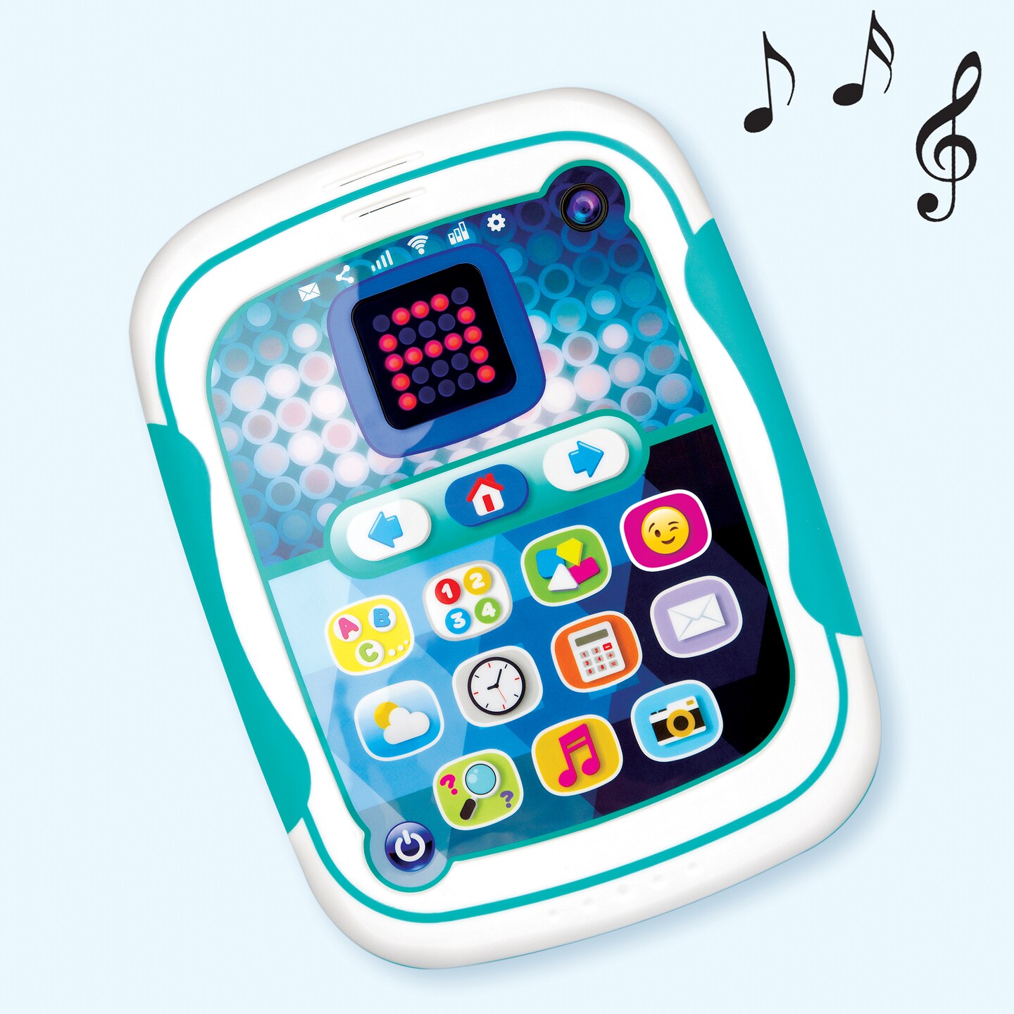 Collections Etc Learning Light-Up Educational Smart Pad Tablet