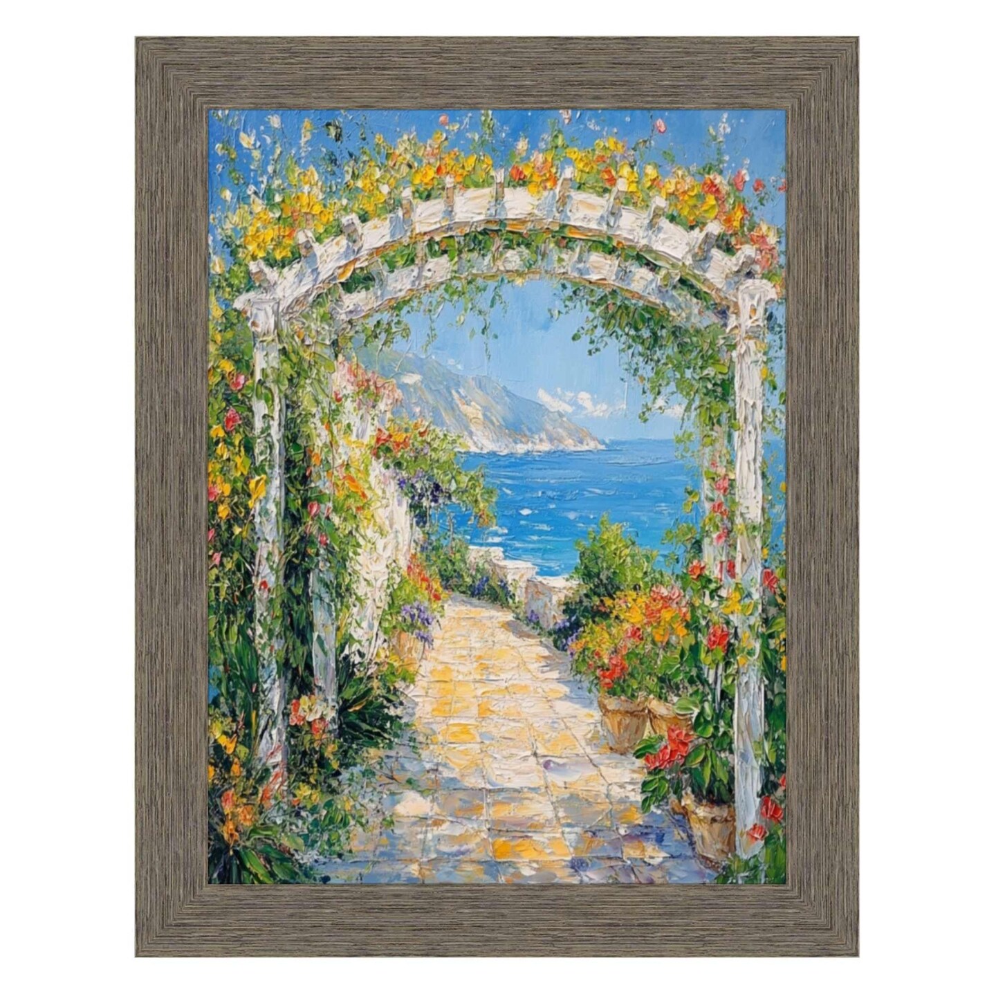 Gray Weathered Wood Picture Frame - Farmhouse Chabi Chic 16x20 frame