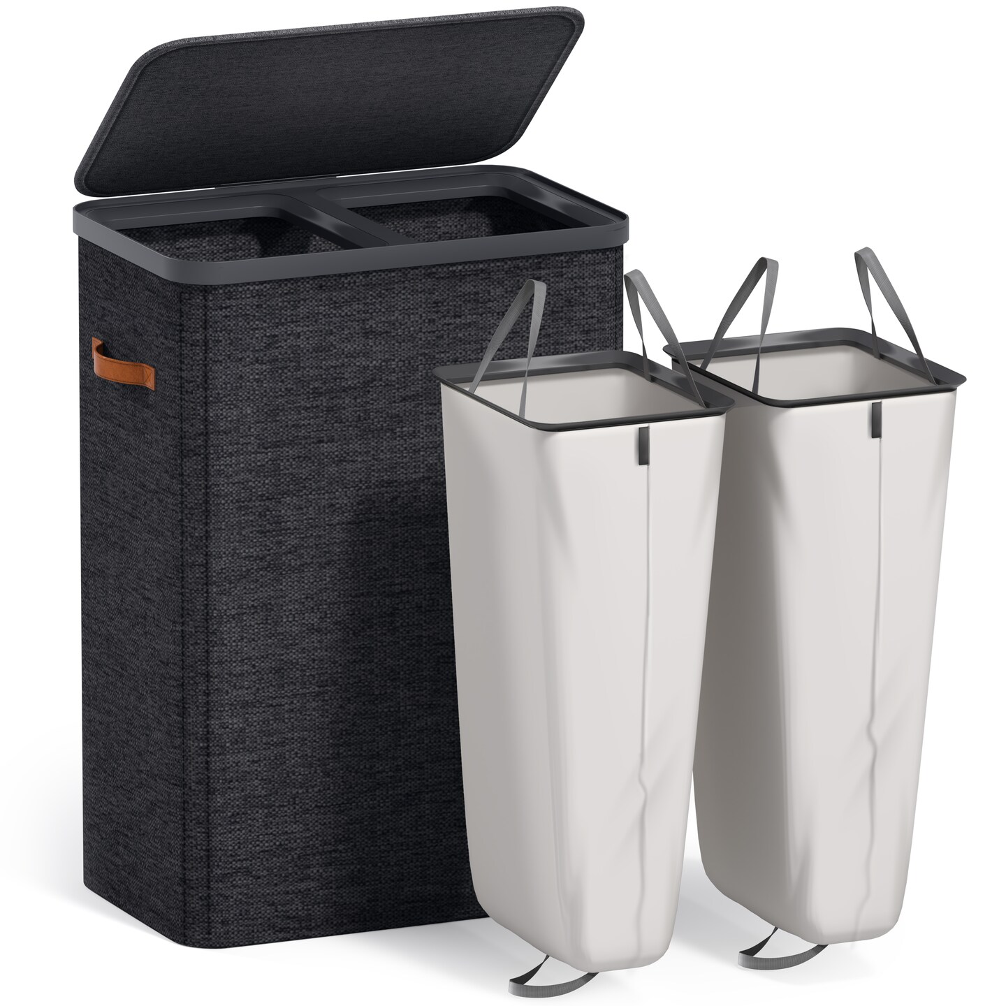 Sorbus Fabric Laundry Hamper - Collapsible Laundry Basket with Removable Laundry Bag