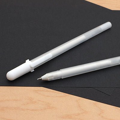 Gelly Roll Souffle Opaque Puffy Ink Pens 2/Pkg - Super Opaque White Gel Pens