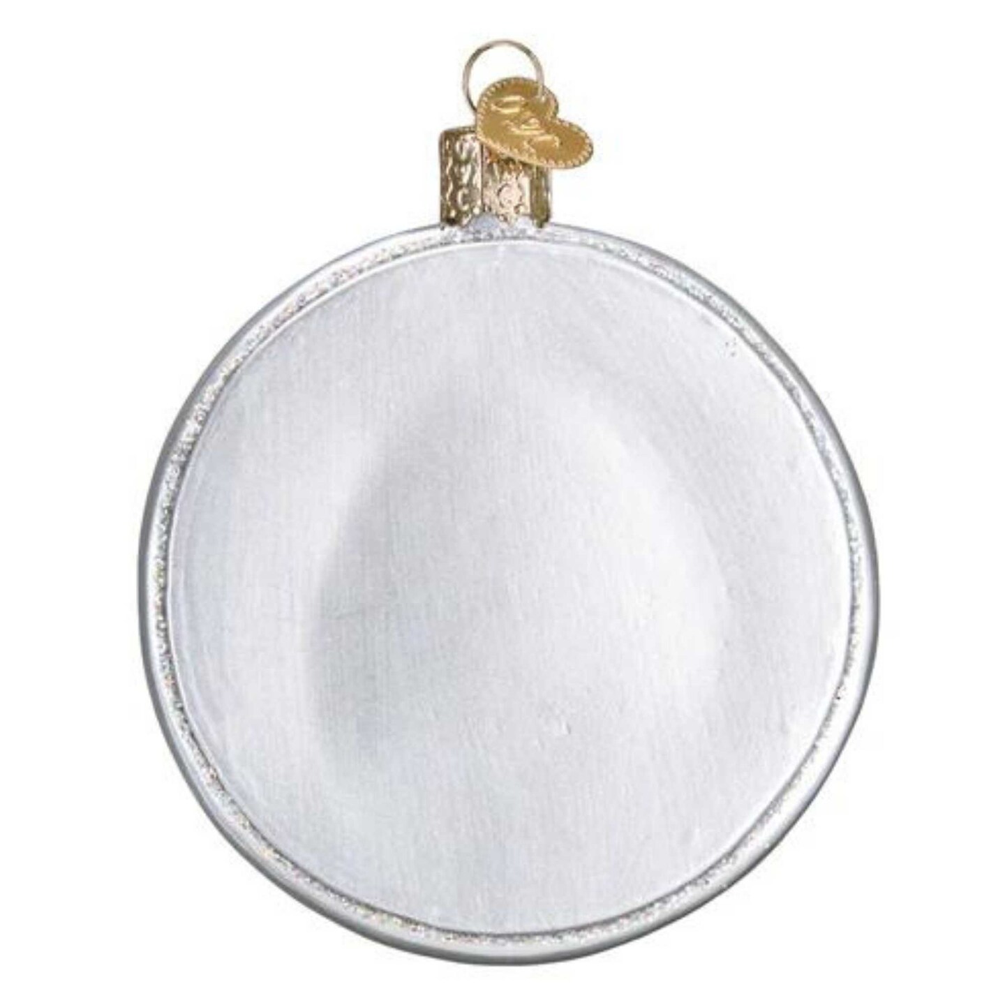 Old World Christmas 3.5 Inch Pizza Pie Christmas Tree Ornament , Deep Dish Pepperoni