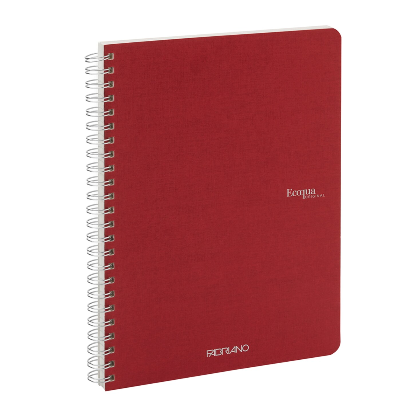 Fabriano Ecoqua Original Spiral-Bound Notebook, A5, 70 Sheets